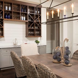 Custom-made dining area