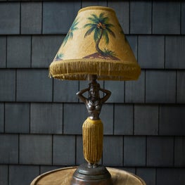 Short Hills Shingle Style Residence, Tropical Lamp Detail