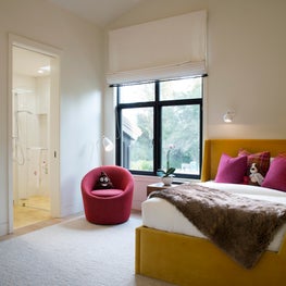   Mid-Century Retreat- Colorful Bedroom 