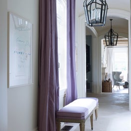 Chic neutral hallway