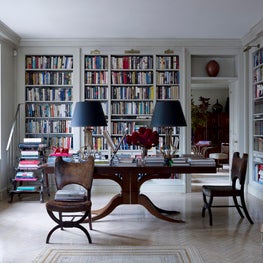 Park Avenue Duplex Apartment: Library