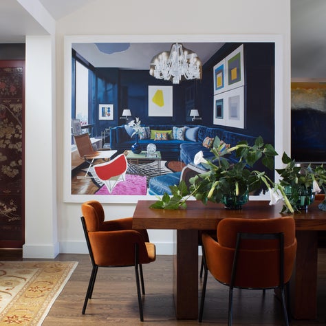 Dining Room featuring Bob Knox Painting