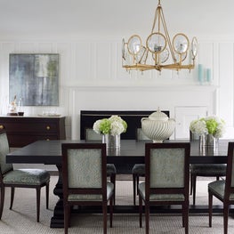 Transitional Style Dining Room in Southport, Connecticut