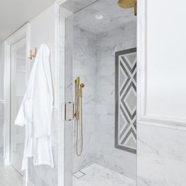 Master Bathroom with Rain Shower Head 