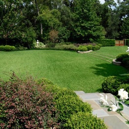 Oval Lawn, Knollwood Residence & Gardens, Houston, Texas