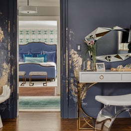 Dramatic Sitting Room off Master Bedroom