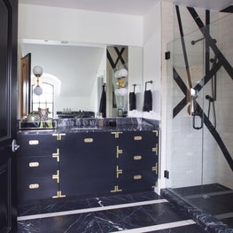 Masculine Master Bathroom