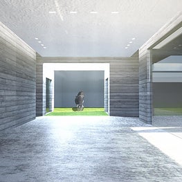 Foothill House Monterrey, Rendering of Interior Space