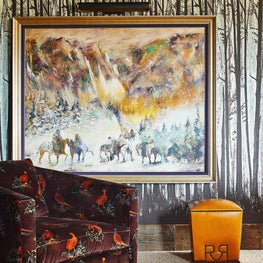 Western-Inspired Sitting Area