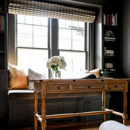 Mel Bean Interiors Dark Office