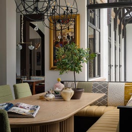 Eclectic, Maximalist Eating Area