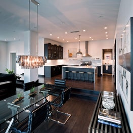 Two Modern Living Flats: Dining Area & Kitchen
