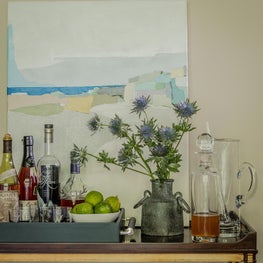 Details of a Bar Cart