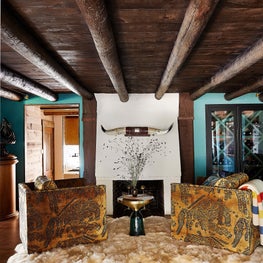 Western-Inspired Living Room