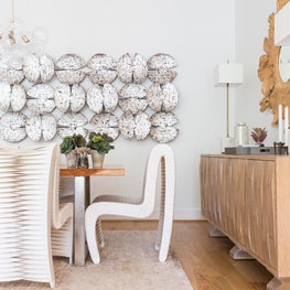 Portfolio: Seatbelt chairs from Phillips Collection featured in this modern dining room