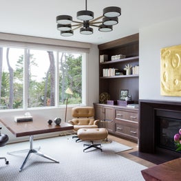 Portfolio: Modern Home Office with Herman Miller Chairs