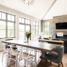 Open Plan Living Room & Dining Room