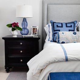 Pale grey is a modern touch, and an unexpected neutral.