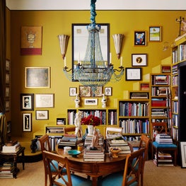 Chelsea Loft: Library-Dining Room