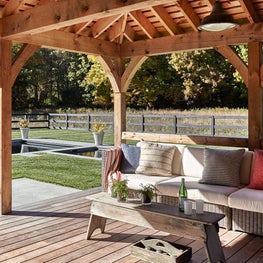 Timber Frame Pool Pavillion