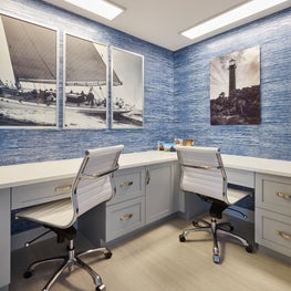 Palm Beach Beach Side Cabana Home Office