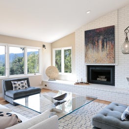 Woodside, CA - Living Room