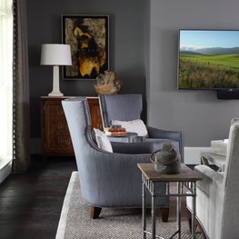 Buckhead Residence Basement  Entertaining Room