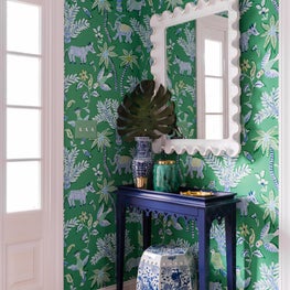 Trellis Home Design_Blue and Green Entryway