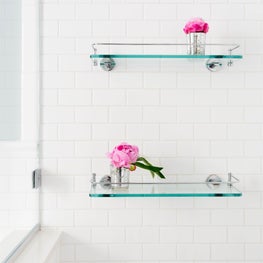 Bathroom Shelves Accessorized