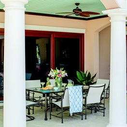 Outdoor Eating Area on Porch