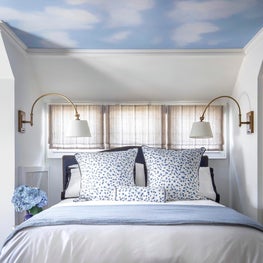 Painted Cloud Ceiling Bedroom