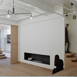 Perry Street Loft, View of Living Room