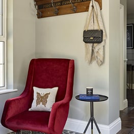 Barnet Entrance Hall with Railway Sign