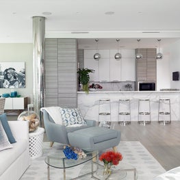 One Bal Harbour - Kitchen and Living Room 