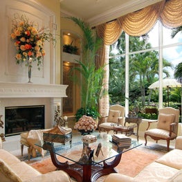 Palm Beach Gardens Estate Living Room