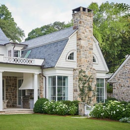 Colonial Revival  Home  - - - Architecture -Spitzmiller & Norris Interiors Suzanne Kasler Landscape Carson McElheney