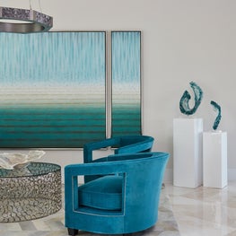 Contemporary Intracoastal Sanctuary Living Room