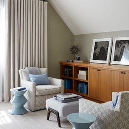 Marin County Family home Master Bedroom Sitting Area