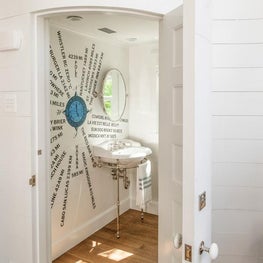 Powder Room, Seaside Avenue Residence, Seaside, Florida