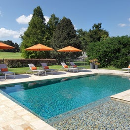 Lush Contemporary Poolside Luxury Pool