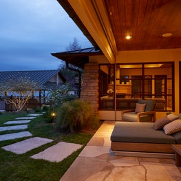 Lake Austin Remodel, Back Porch