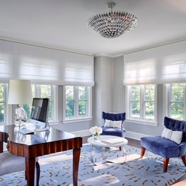 North Shore Mediterranean Home Office