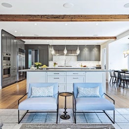 Modern Weston Farmhouse- Living Room