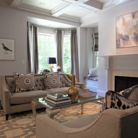 Living Room in Neutral Tones.