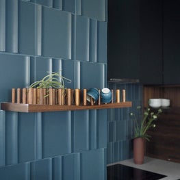 NOPA Jewel Box Kitchen Custom Floating Dish Rack