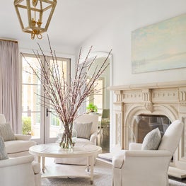 Fireplace Sitting Area