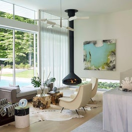 Old Orchard  Living Room Fireplace