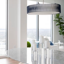 St. Petersburg Penthouse Foyer with Custom Light