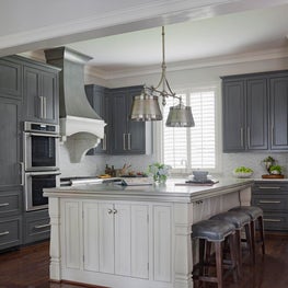 Modern Kitchen with Gray Cabinets