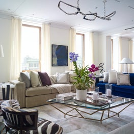 Upper East Side Apartment, Modern Living Room, Light Filled Space